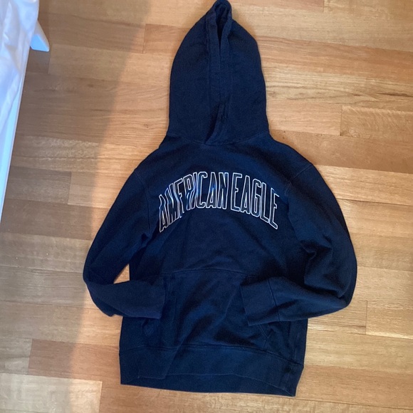 American Eagle black hoodie - Picture 1 of 3